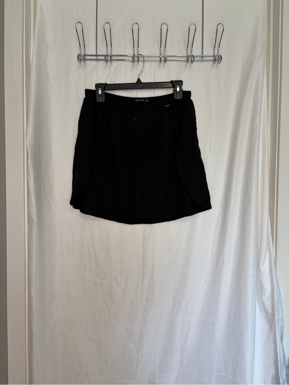 Obey Black Elastic Mini Skirt​